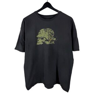 Mens Y2K Metal Mulisha Motocross Grunge Skull Rider Graphic Shirt Size XL